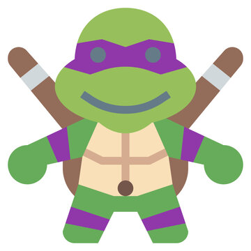 donatello line icon,linear,outline,graphic,illustration