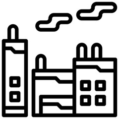 Obraz premium manufacturer line icon,linear,outline,graphic,illustration