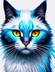 Splash art. A chibi kawaii animal. (Created with Generative AI technology)