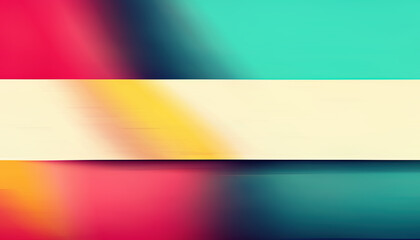 Color frame. Blur gradient. Stripe design. Defocused pink cyan blue yellow white radiance line geometric art illustration abstract background with empty space.