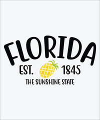 florida est. 1845 the sunshine state , florida, summer, orlando, retro, cool, sun, state, est, 1845, thesunshinestate, sunshinestate, sunshine, south,