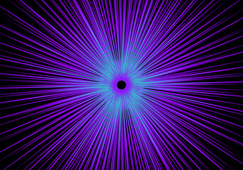 Estallido morado y azul sobre fondo negro © Montsilus