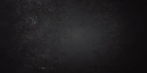 Black blank texture surface background, black stone texture background. Dark cement, concrete grunge