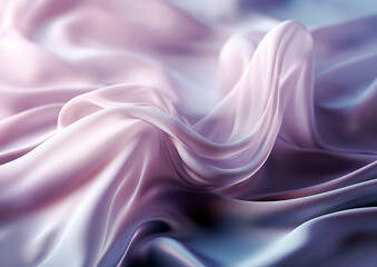 Obraz premium Modern wavy silk abstract background in many colors. Wavy silk material for background. Additional wallpaper, background or web in 3D design. Illustration generated by AI