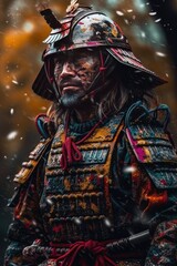 Samurai warrior. Generative AI