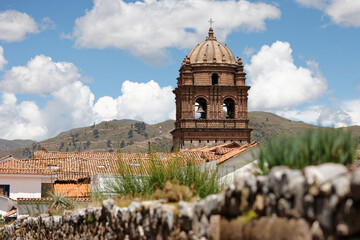 Das historische Zentrum der Stadt Cusco in Peru.