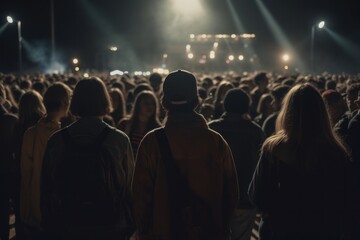 Join the Party: Young Audience at a Music Festival, generative ai