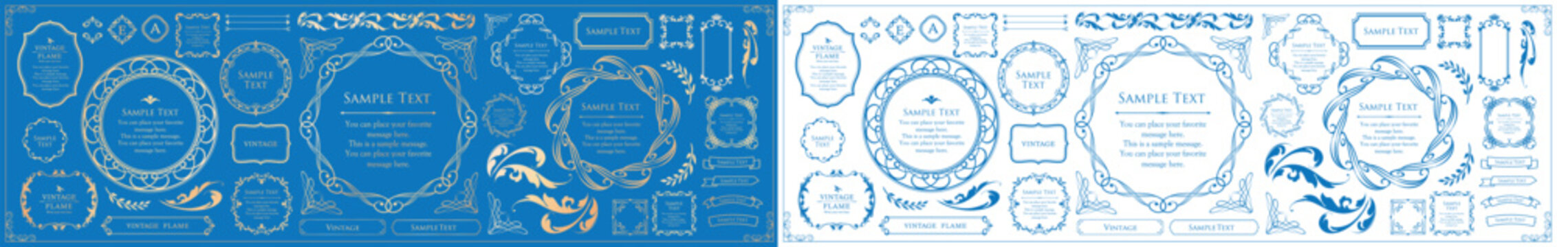 6vintage and antique frames