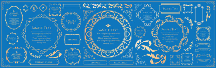 6vintage and antique frames