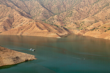 Fototapeta na wymiar Dam Lake of Karun 3, Khuzestan, Iran