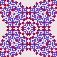 Vector background with repeat pattern. multicolored  mosaic. Perfect for fashion, textile design, cute themed fabric, on wall paper, wrapping paper, fabrics and home decor.