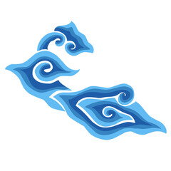 Batik Mega Mendung Pattern 