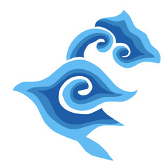 Batik Mega Mendung Pattern 