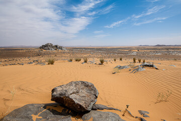Fototapeta na wymiar The magic of Sahara