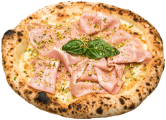 neapolitan pizza with no background
