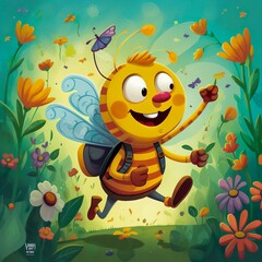 World Bee Day AI generated