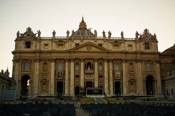 Fototapeta na wymiar Rome, The Papal Basilica of Saint Paul Outside the Walls