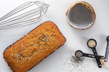 Pan dulce con coco casero