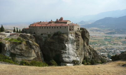 Fototapeta na wymiar Landscape of the monasteries of Meteora, Greece