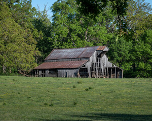 Obraz premium Old Barn in rural Arkansas