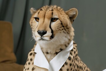 Cheetah Medical Specialist Backdrop Generative AI