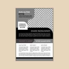 Naklejka premium Creative Corporate Business Flyer Design Template