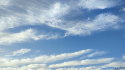 blue sky with clouds