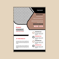 Obraz premium Creative Corporate Business Flyer Design Template