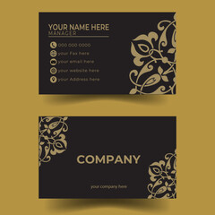 Double-sided creative business card vector design template. Business card for business and personal use.
Vector illustration design. Horizontal layout, Print ...

