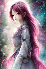A beautiful illustration created by artificial intelligence by Carguilar, with varied colors and incredible and Delicate details	
