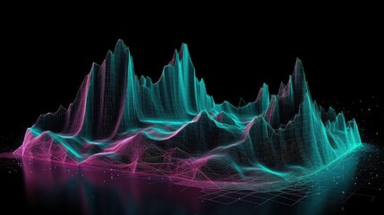 Wallpaper for si-fi presentation, ai ideas and visualization, presentation of artificial intelligence, wallpaper for big data ideas, scientific background for sci-fi presentation