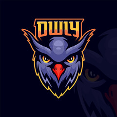 Owl Sports Mascot Logo Design
