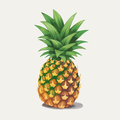 Create a fruity design with this collection of pineapple vector graphics.