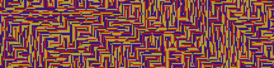 Color Rhombus tile tessellation pattern illustration