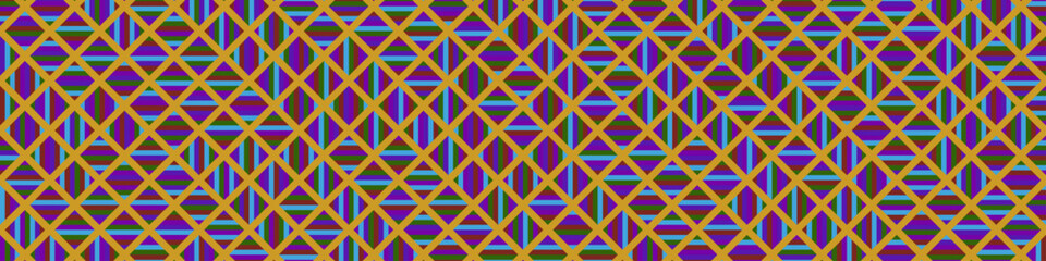 Color Rhombus tile tessellation pattern illustration