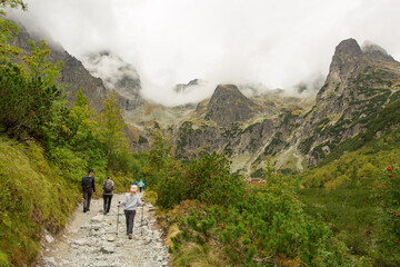 Obraz premium hiking in the mountains