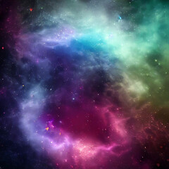 Obraz na płótnie Canvas stars and nebula generative ai