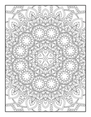  Decorative ornament in ethnic oriental style. Coloring book page.Mandala Coloring Book For Adult. Mandala Coloring Pages. Mandala Coloring Book. Seamless vector pattern.