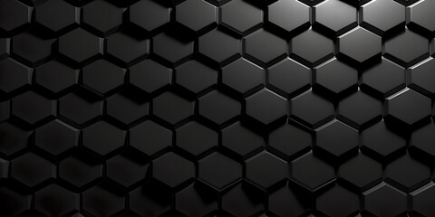 Black geometric wall background