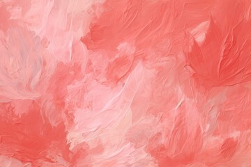 Cosy Pastel Red Cherry Painting Background: A Texture-Rich Material for Floral Wallpaper and Grunge Patterns, Generative AI
