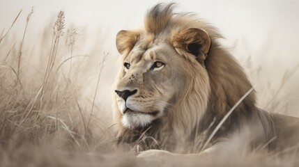 Majestätischer Löwe