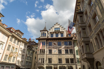 Fototapeta na wymiar Vieille ville de Lucerne