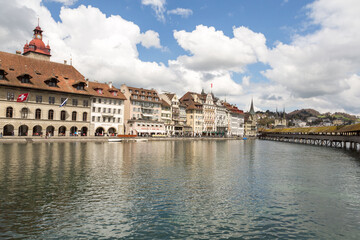 Fototapeta na wymiar Lac à Lucerne