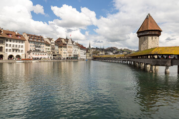 Fototapeta na wymiar Lac à Lucerne