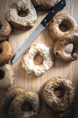 Sourdough bagels 4