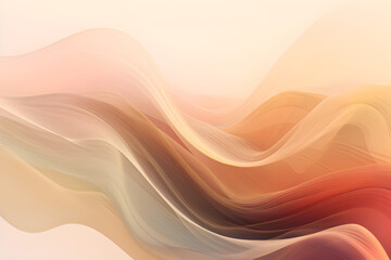abstract orange background, Ai Generated.
