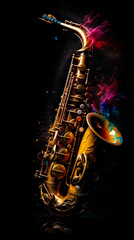 Obraz na płótnie Canvas Jazz Pixelmusic