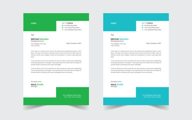 The Best Corporate Modern Letterhead Template Design. Abstract vector layout background set. Flyer Layout with Geometric, poster flyer pamphlet brochure cover design layout space for photo background