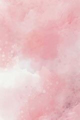 Fototapeta premium Abstract pink watercolor background. Watercolor background for invitations, cards, posters. Texture, abstract background