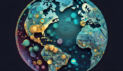 世界中の暗号資産